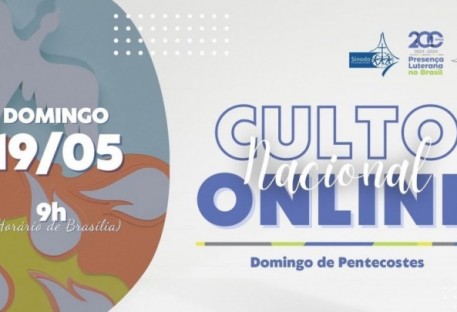 Culto Nacional Online - Domingo de Pentecostes - 19/05/2024