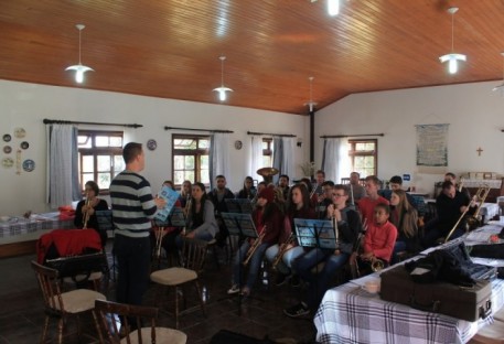 Grupo de Metais representa Comunidade Monte Alegre em Colônia Cachoeira