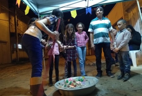 1º Arraial Comunitário na Comunidade de Teixeira de Freitas/BA