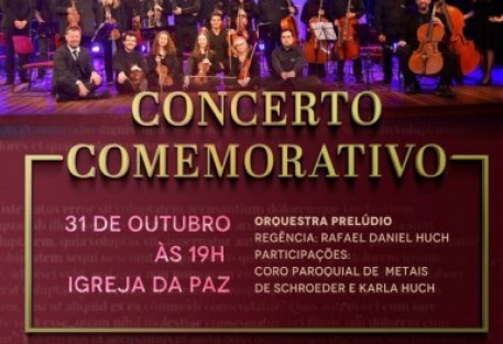 Um grande Concerto: 170 de luteranismo em Joinville
