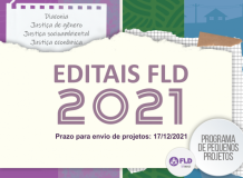 Novos Editais FLD 2021 - Diaconia, Justiça de Gênero, Justiça Socioambiental e Justiça Econômica